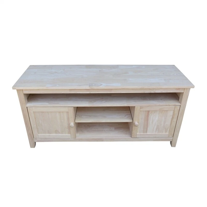 Unfinished cheap tv stand