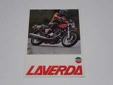 LAVERDA 125-250-35-500-1000-1200-750 DEPLIANT BROCHURE PROSPEKT MOTO (A3bis)