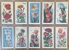 ORIGINAL GOLDEN GRAIN TEA, GARDEN FLOWERS, SET OF 25, ISSUED 1971