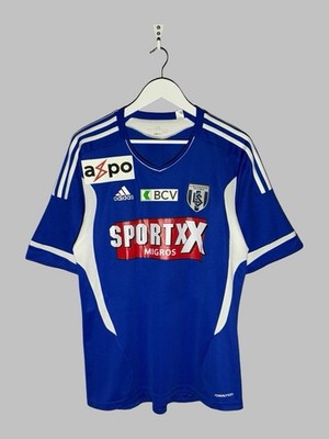 Adidas Lausanne Sport 2010-2012 Home Football Shirt Soccer Jersey Formotion Sz L