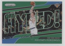 2018-19 Panini Prizm Get Hyped! Green Prizm Kristaps Porzingis #3 au9