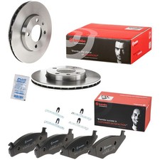 2x Brembo Bremsscheiben Ø239mm + Beläge Vorne passend für VW Golf 1 2 Scirocco