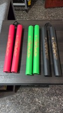 MSgumiho Foam Training Nunchucks Practice Nunchaku Dragon Design - Pick Color