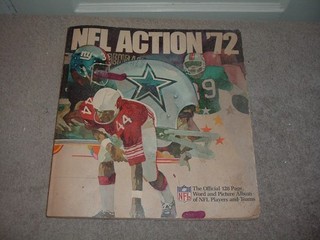 USED / UNUSED NFL Action ‘72 Sunoco 56 Page Stamp Album W/ 495 STAMPS COWBOYS