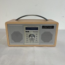 Technika DAB211FW Portable DAB FM Digital Radio Wood Effect (#139)