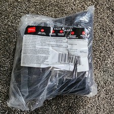 Hanes Washable Reusable 50 Pack Black Face Masks Adjustable 100 Cotton