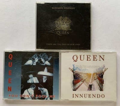 3 MAXI-CD-QUEEN-INNUENDO-YOU DON'T FOOL ME-BOHEMIAN RHAPSODY - VON GUT-SG / G-VG
