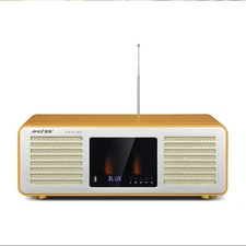 Amoi D-200 Electronic Tubes Leather HiFi Speaker Built-in FM Receiving Module