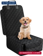 Front Seat Cover for Dogs with Side Flaps, Pet Car Seat Protector