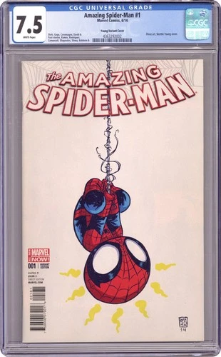 Amazing Spider-Man 1H Young Variant CGC 7.5 2014 4363292002