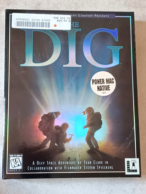 The Dig (LucasArts PC MS-DOS CD-ROM 1995 BIG BOX  NOS Sealed Power MAC Native