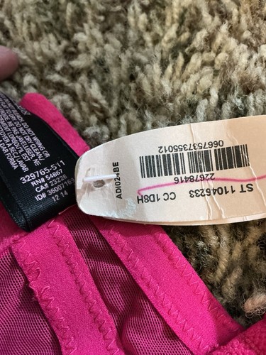 Giarrettiera Victoria Secret Lingerie 34D rosa brillante stile nuova con etichette - Foto 13 di 13