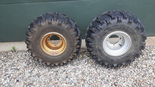 Suzuki Lt230 rear wheels with bear claw 22x12.00-9 tires