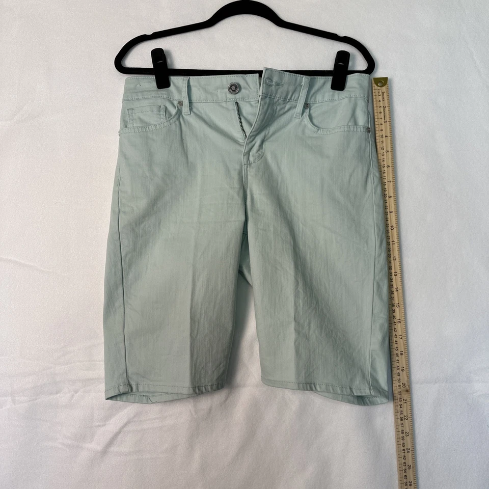 Code Bleu Womens Shorts Size 6 Aqua 5 pocket - Image 3 of 4