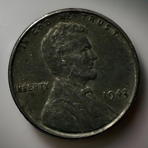 1943 steel penny no mint mark magnetic