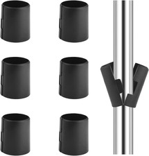 Bonsicoky 12 Pack Wire Shelving Shelf Lock Clips for 1-1/2" Post, Wire Shelf