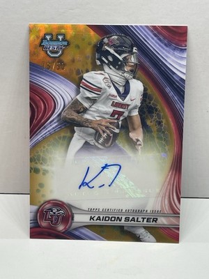 Kaidon Salter 2024 Bowman Best University U Gold Autograph Auto /50! Colorado