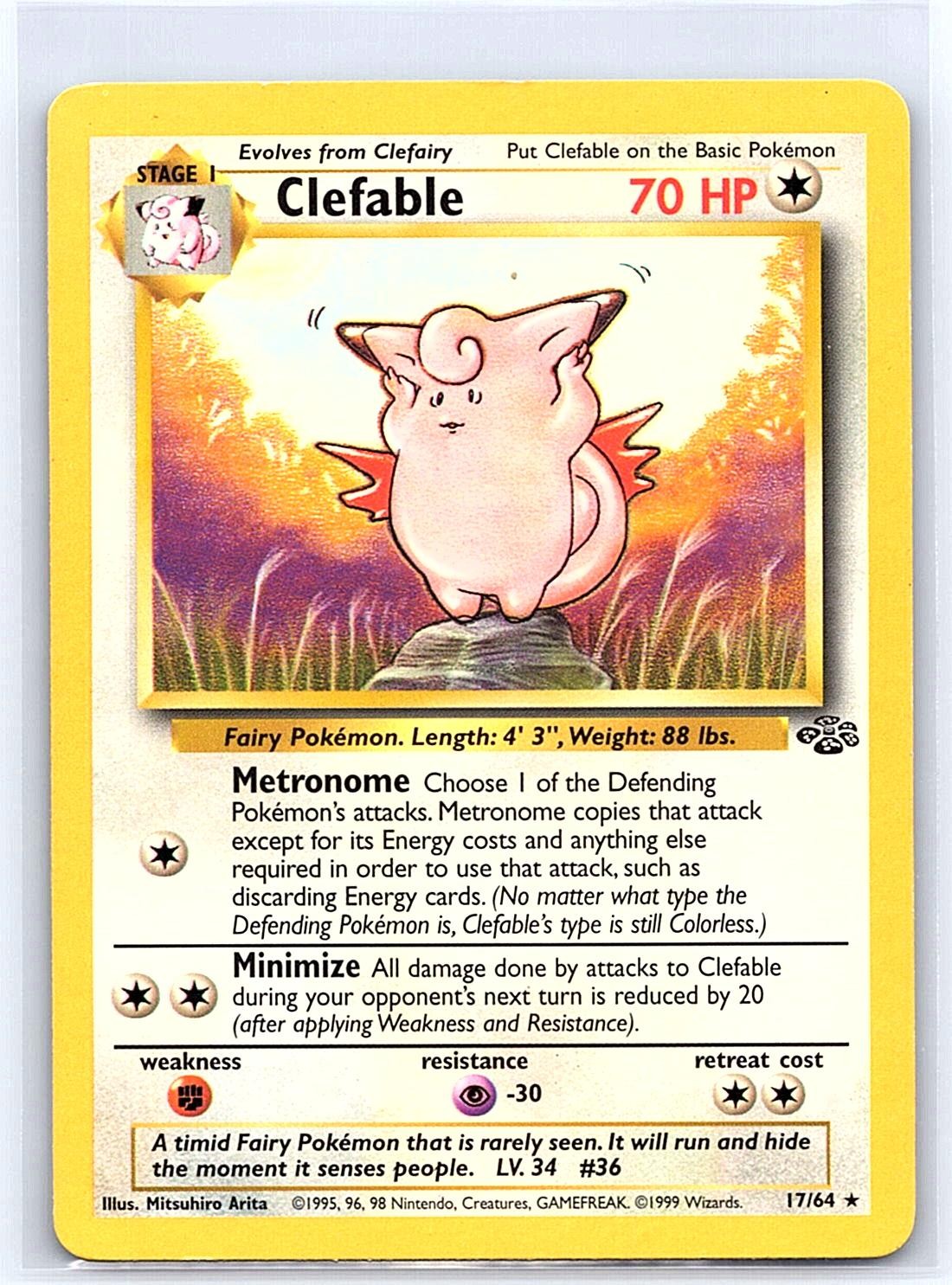 Clefable Jungle 17/64 Non-Holo