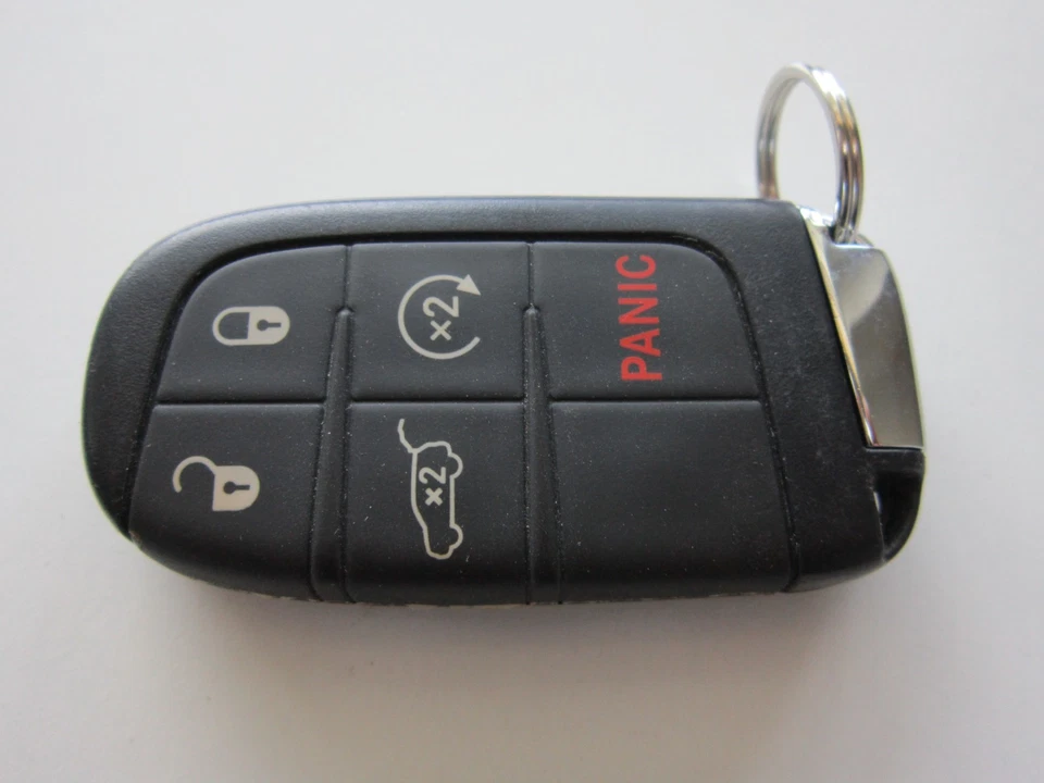 OEM 2017-2023 JEEP BRÚJULA LLAVE INTELIGENTE MANDO A DISTANCIA SIN LLAVE ALARMA DESBLOQUEADO Foto 3 de 4