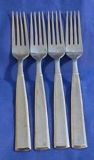 Set Of 4 WALLACE BALANCE Stainless Steel Dinner Forks 8 1/4"