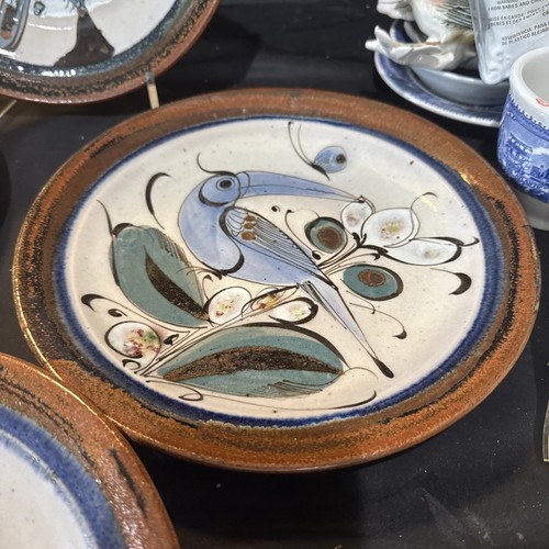 ken edwards el palomar mexico pottery Set Of 4 Dinner Plates 10 In - Picture 4 of 12