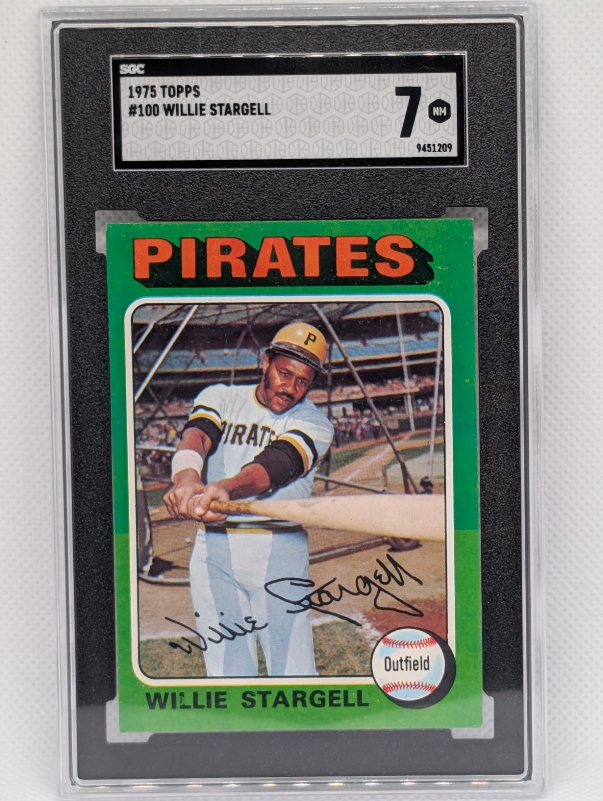 1975 Topps Willie Stargell #100 Pirates SGC 7