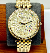 Caravelle New York Women's Watch 44L184 Crystals Quartz BROKEN FOR PARTS