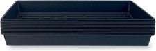 10 Plant Growing Trays No Drain Holes - 20" X 10" - Perfect Garden Seed Starte
