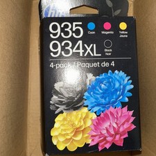 Genuine 4-Pack HP 934XL Black 935 Cyan/Magenta,/Yellow Sealed EX NOV 2027