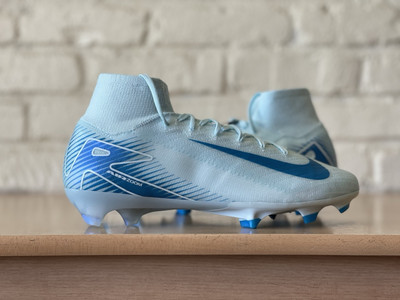 Nike Mercurial zoom グレー/ブルー Size 12.5 - Nike Zoom Mercurial Superfly 10 Elite FG Mad Ambition