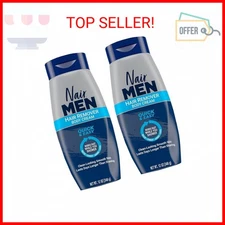 Nair Men Hair Removal Body Cream, 12 Ounce (Pack of 2)