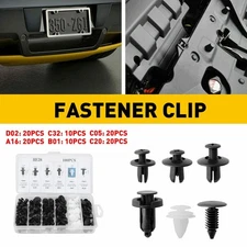 Clip Push Trim Pin Rivet Car Bumper Retainer Door Kit Panel Fastener