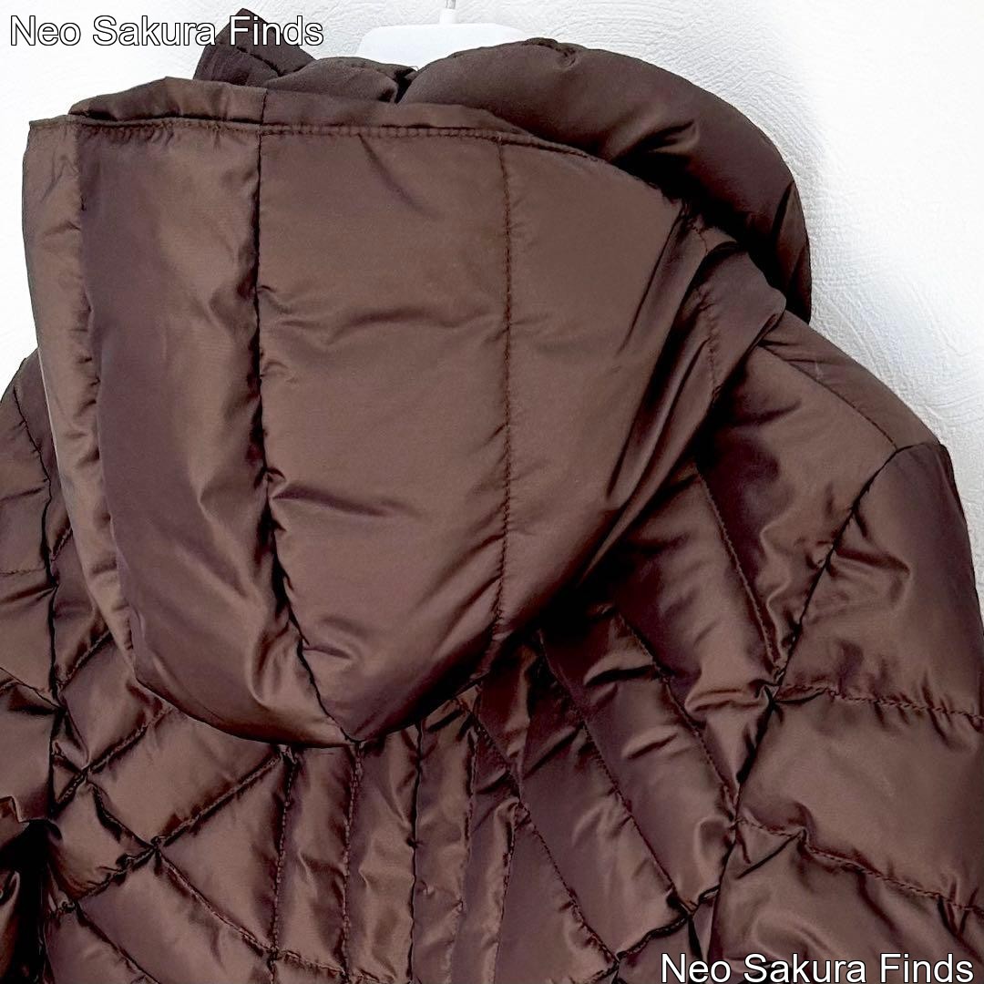 MONCLER Patch Down Jacket Blouson Dark Brown Coat… - image 7