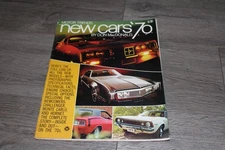 Motor Trend's New Cars '70 by Don MacDonald 1969 covering 1970 model year
