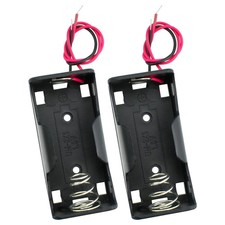 SDTC Tech 2-Pack 1x C Cell Battery Holder 1.5V C Size Battery Case Box with W...