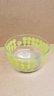 Pyrex Green Polka Dot 1 qt. Glass Bowl