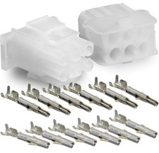 Molex -3 Complete Set - 6 Circuit w/14-20 AWG, Wire Connector - 2.13mm D, L...
