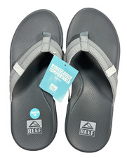 NEW REEF Men's CUSHION PHANTOM 2.0 SANDALS Flip flop Slip on GREY Ether Sz 10
