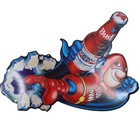 Vintage 1989 Budweiser Beer Bud Man Metal Signs