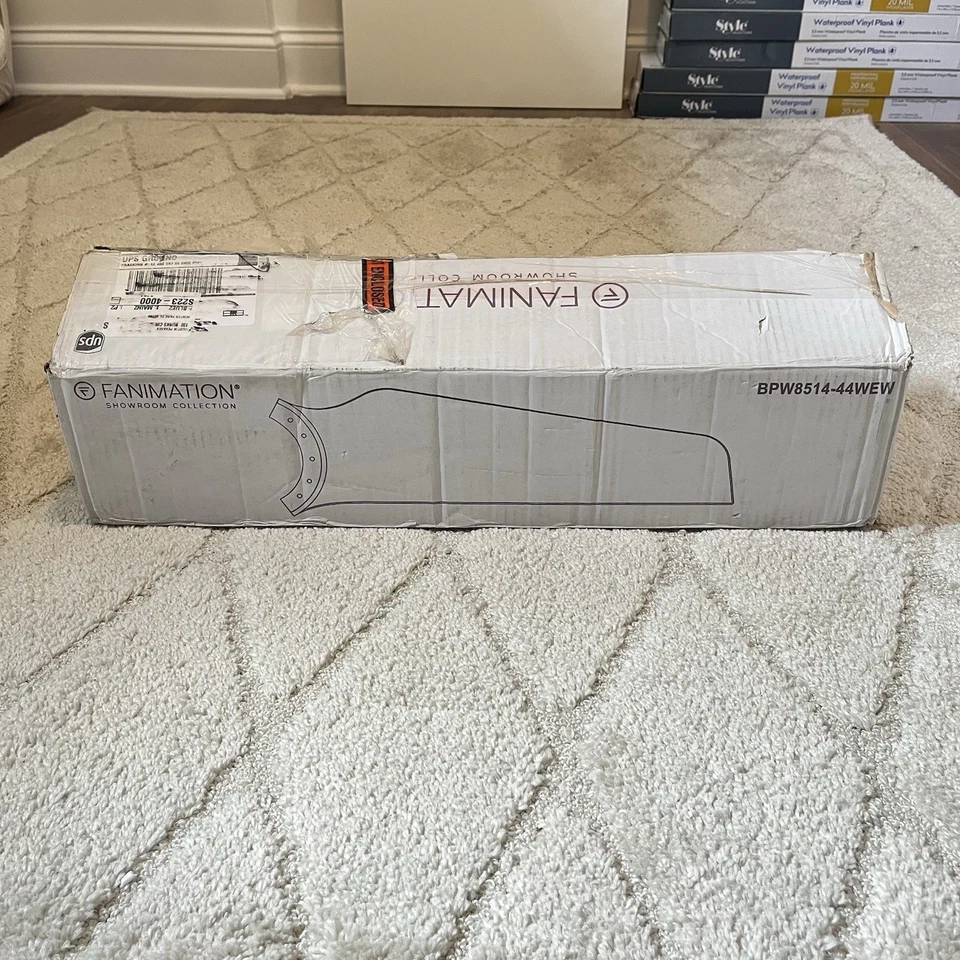 Fanimation TriAire 44" Blade Set of 3, Weathered Wood - BPW8514-44WEW - Image 2 of 4