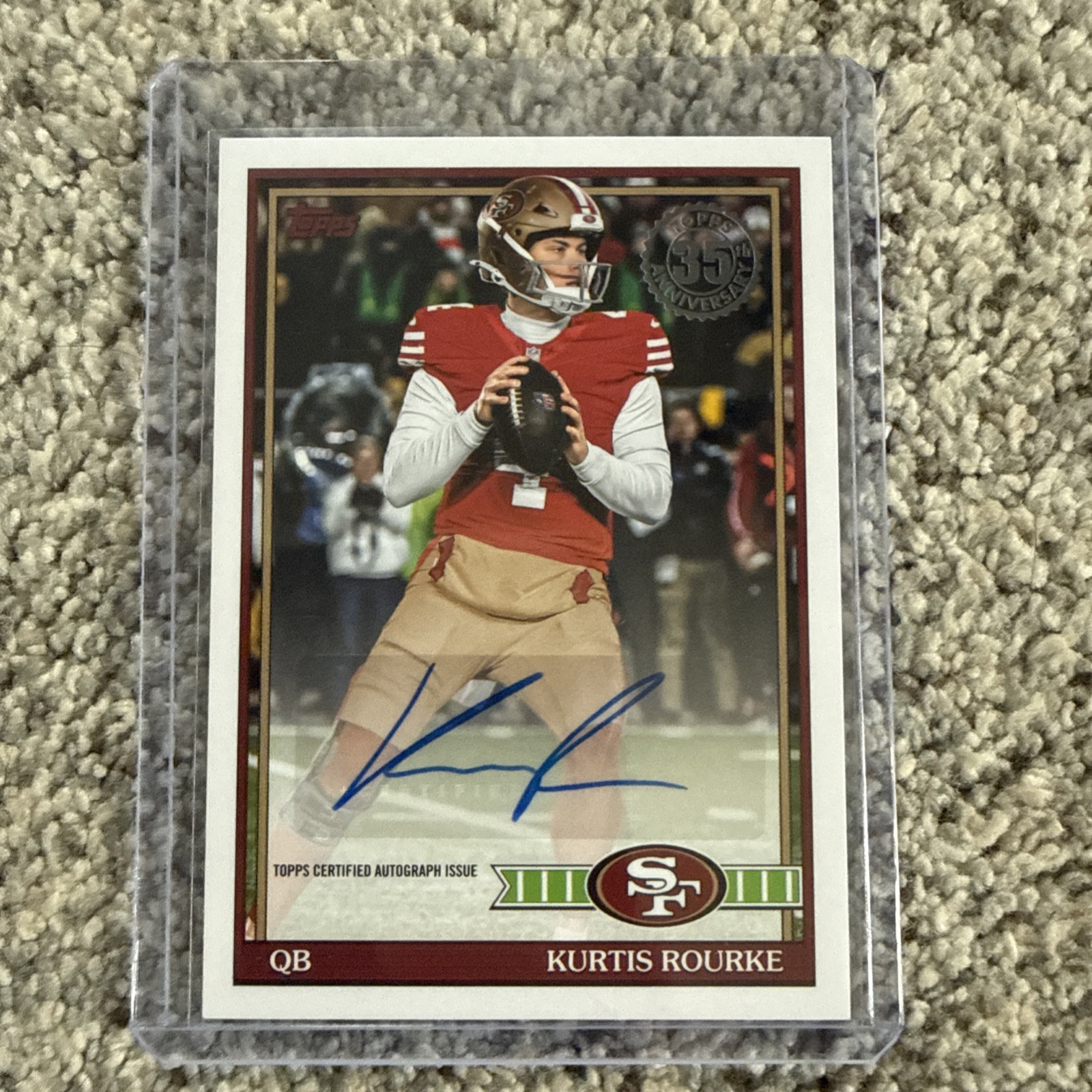 2026 Topps Kurtis Rourke 35th Anniversary Rookie Autograph