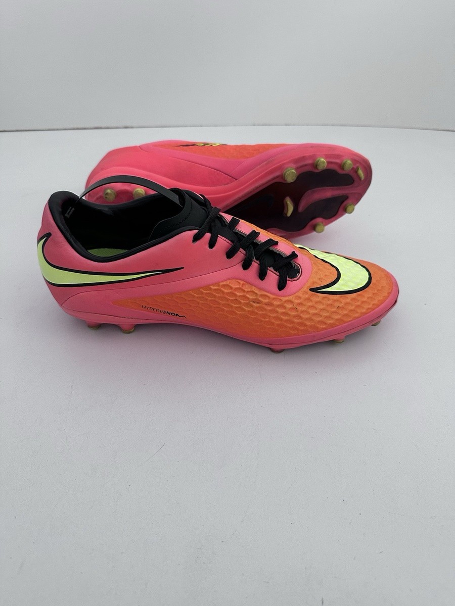 Nike Hypervenom Phelon Orange Soccer Cleats Football US10.5 UK9.5