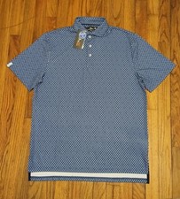 Ralph Lauren RLX Golf Wicking Performance Polo Shirt Navy Blue Men's Size Medium