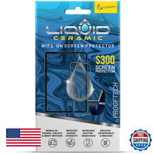 Liquid Ceramic Glass Screen Protector with 300 Coverage Wipe-On Scratch Shatter
