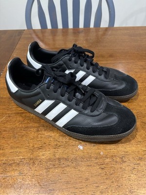 Adidas Samba Indoor Soccer Shoes Men s Size 12 Black/White/Gum