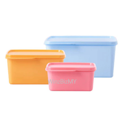 TUPPERWARE Basic Line (Set of 3) 500ml, 1.2L & 2.5L