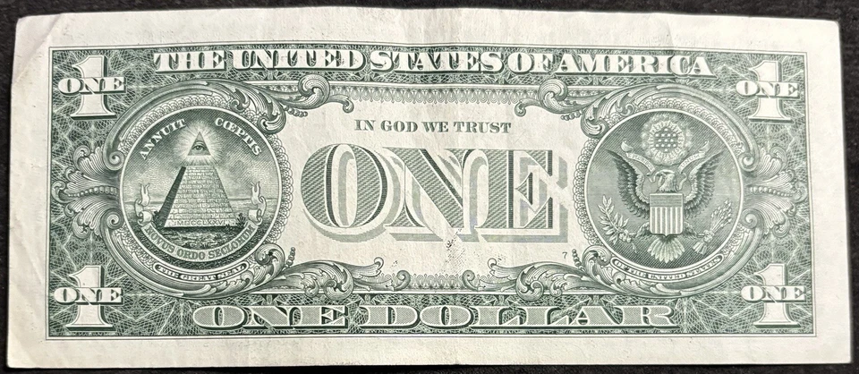 2021 San Francisco $1 Bill June 6th 1961 Birthday/Ann. Flipper Bookend 06’s - Image 2 of 2