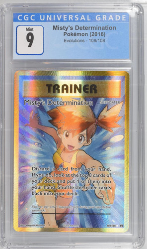 Misty's Determination graded CGC 9 for sale on eBay
