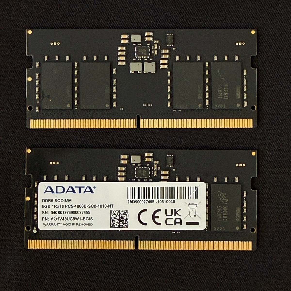 ADATA DDR5 4800MHz 16GB Kit 2x8GB SO DIMM Laptop RAM PC5 38400 | eBay