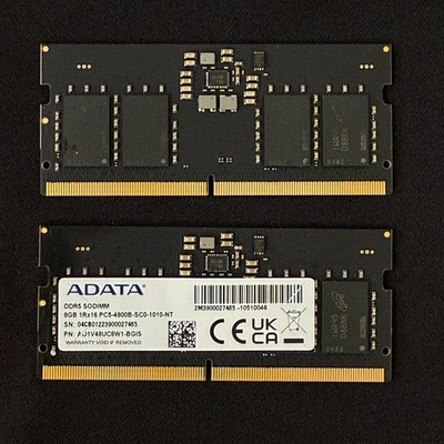 ADATA DDR5 4800MHz 16GB Kit 2x8GB SO DIMM Laptop RAM PC5 38400 | eBay